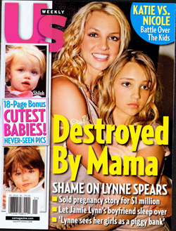 Illustration for article titled This Week In Tabloids: Jamie Lynn Still Pregnant; Tara Reid Too Skinny; Shiloh Utterly Unloved